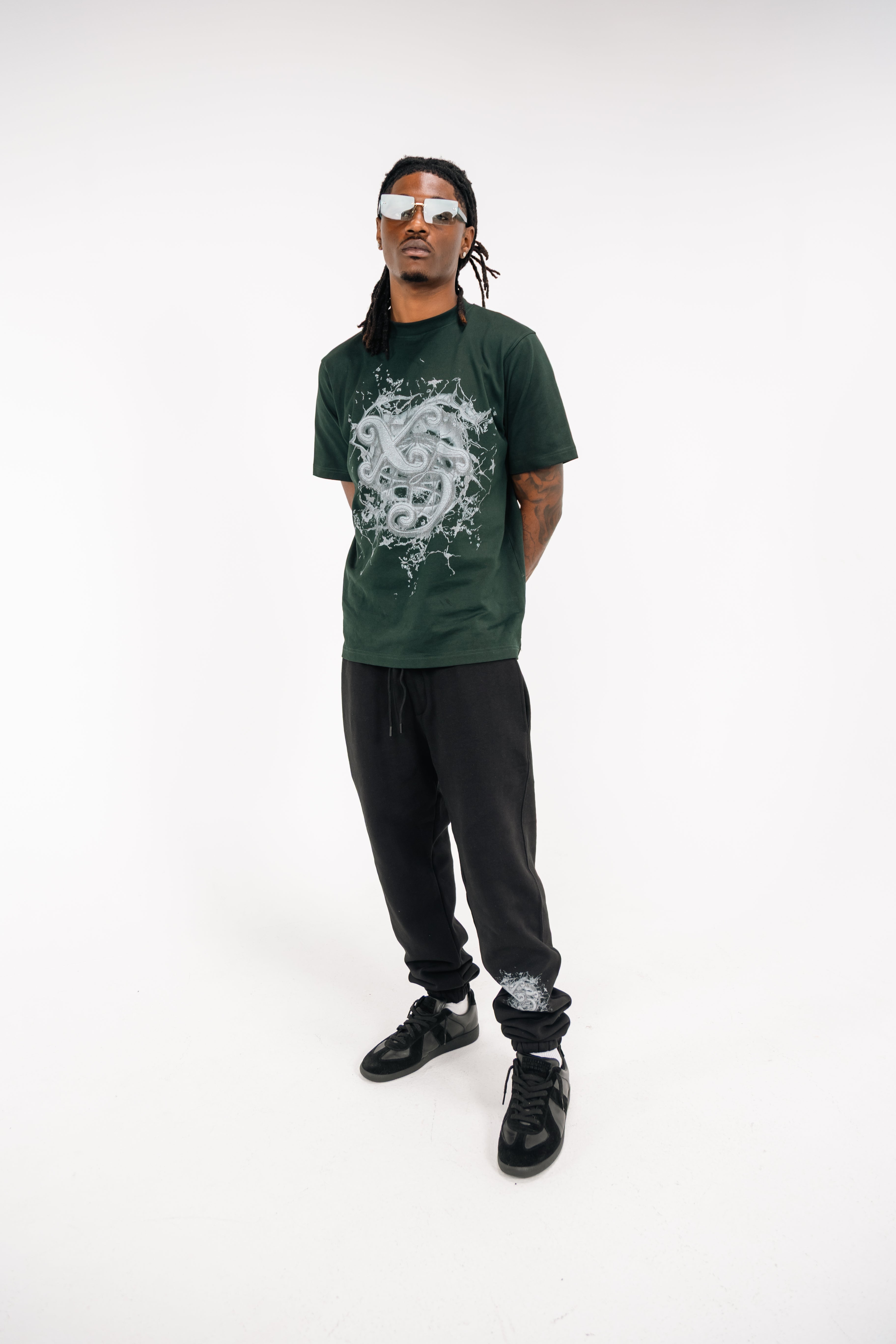 5tatement Tee: Emerald