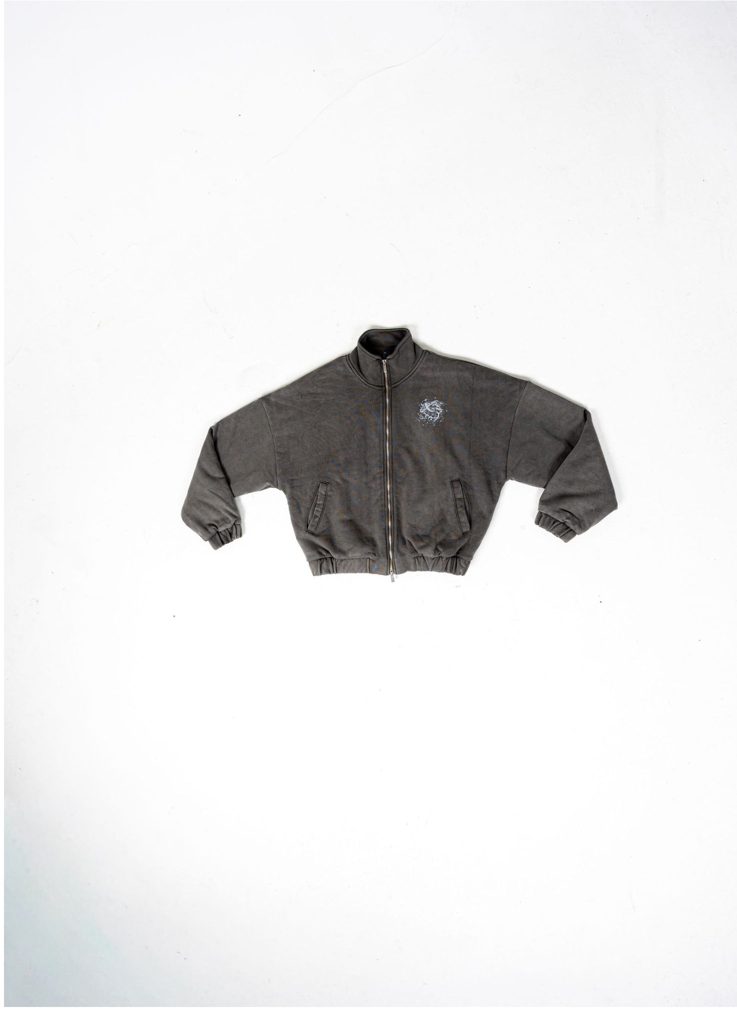 5tatement Mock Neck Bomber
