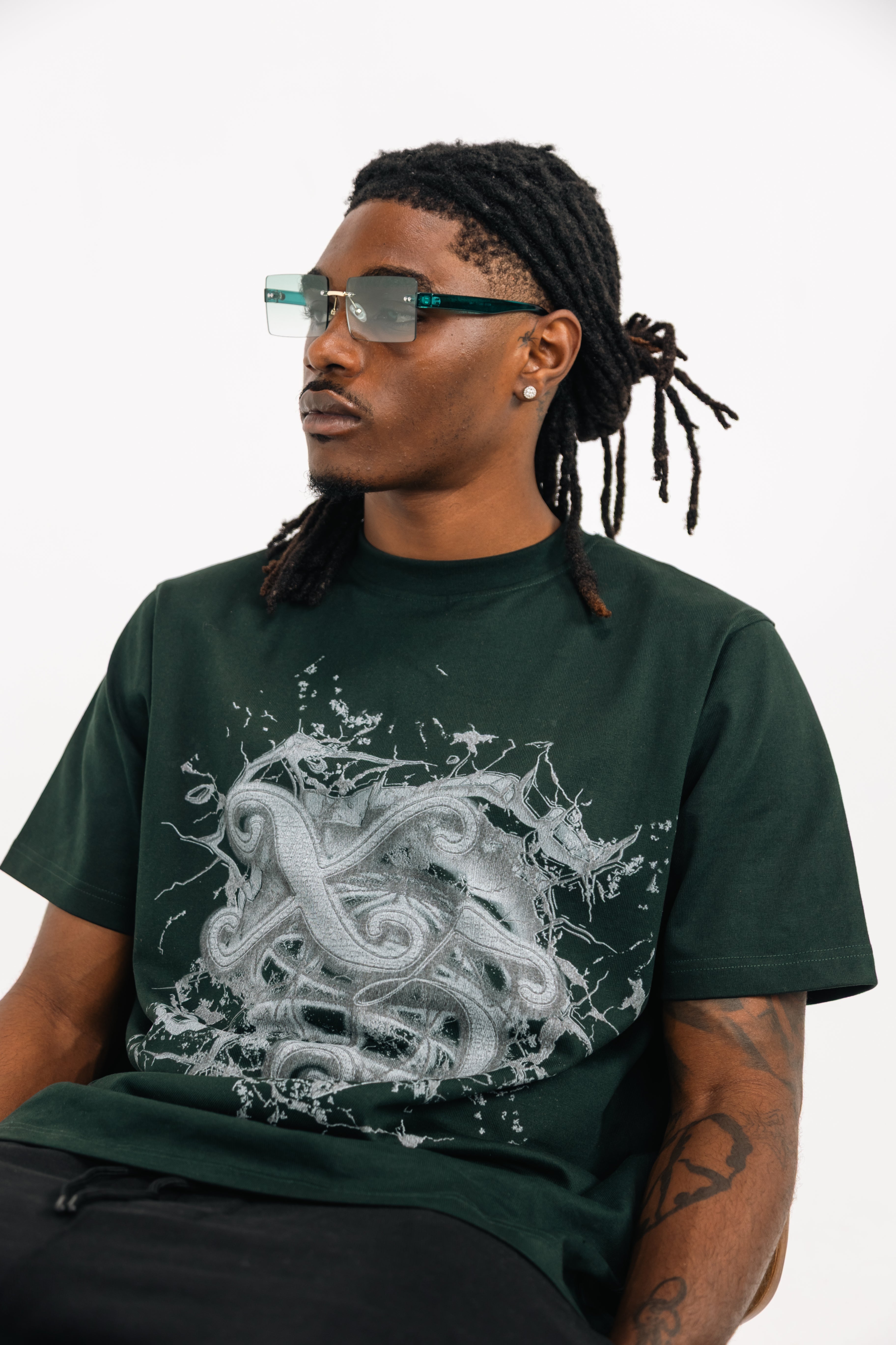 5tatement Tee: Emerald
