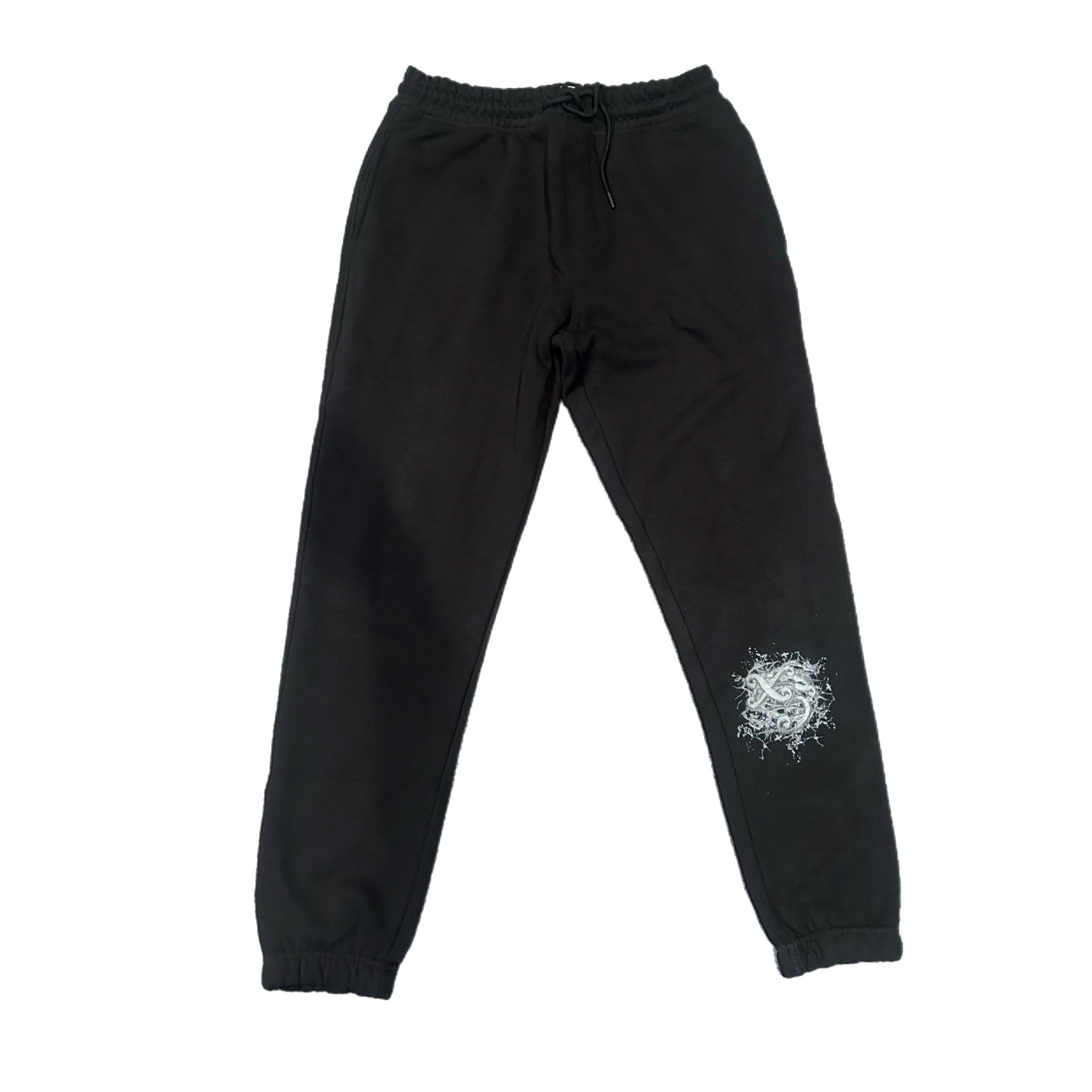 5tatement Sweatpants: Black
