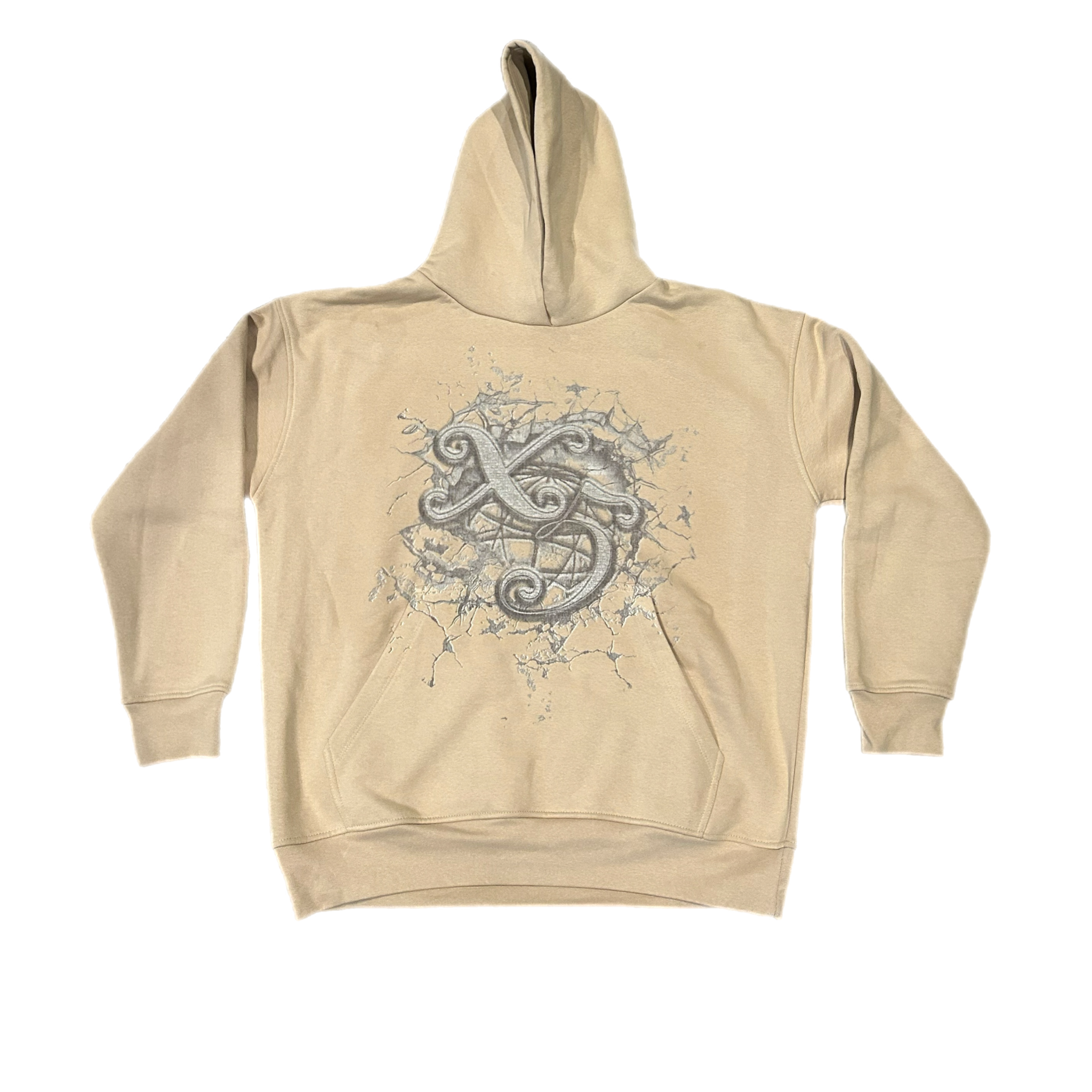 5tatement Hoodie: Beige