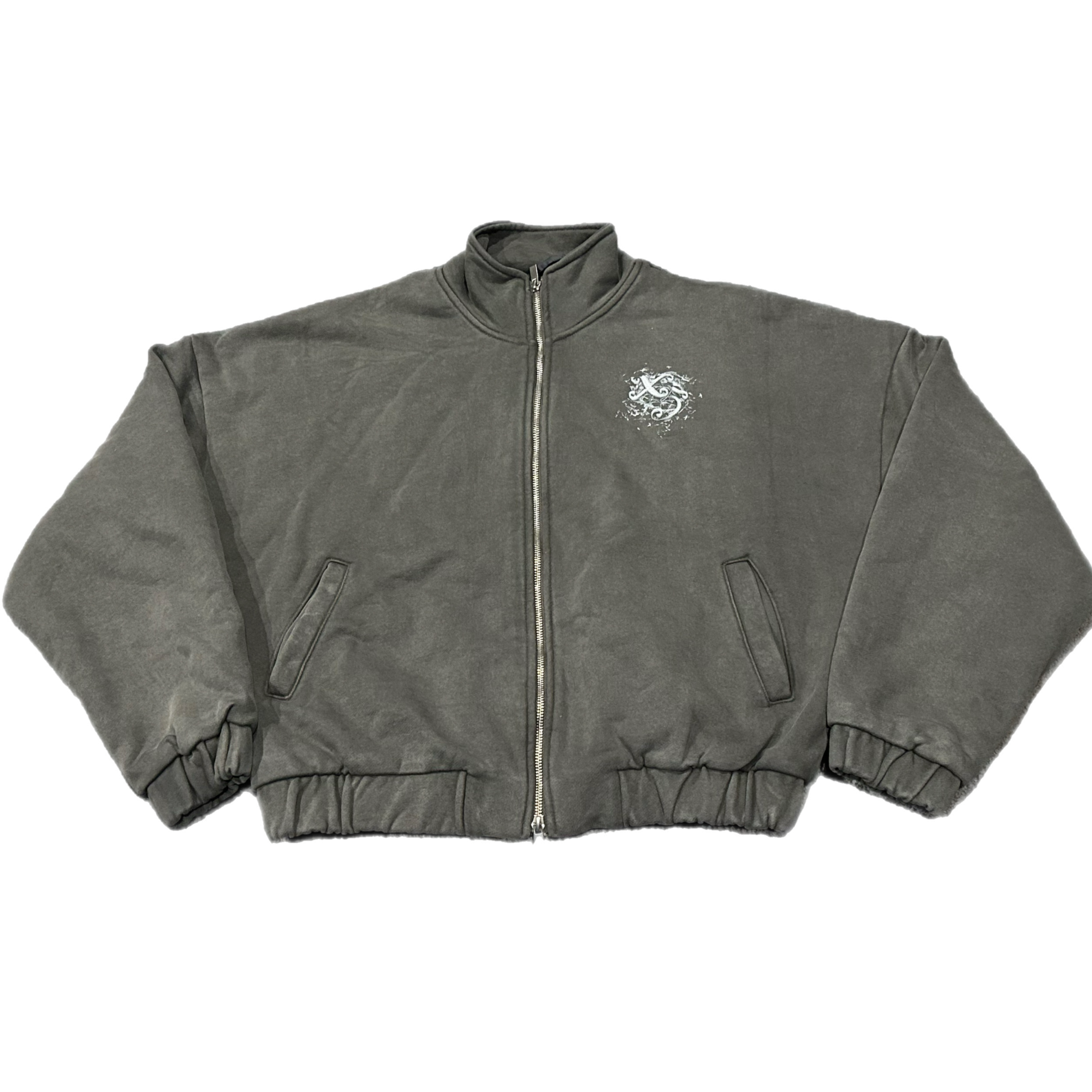 5tatement Mock Neck Bomber