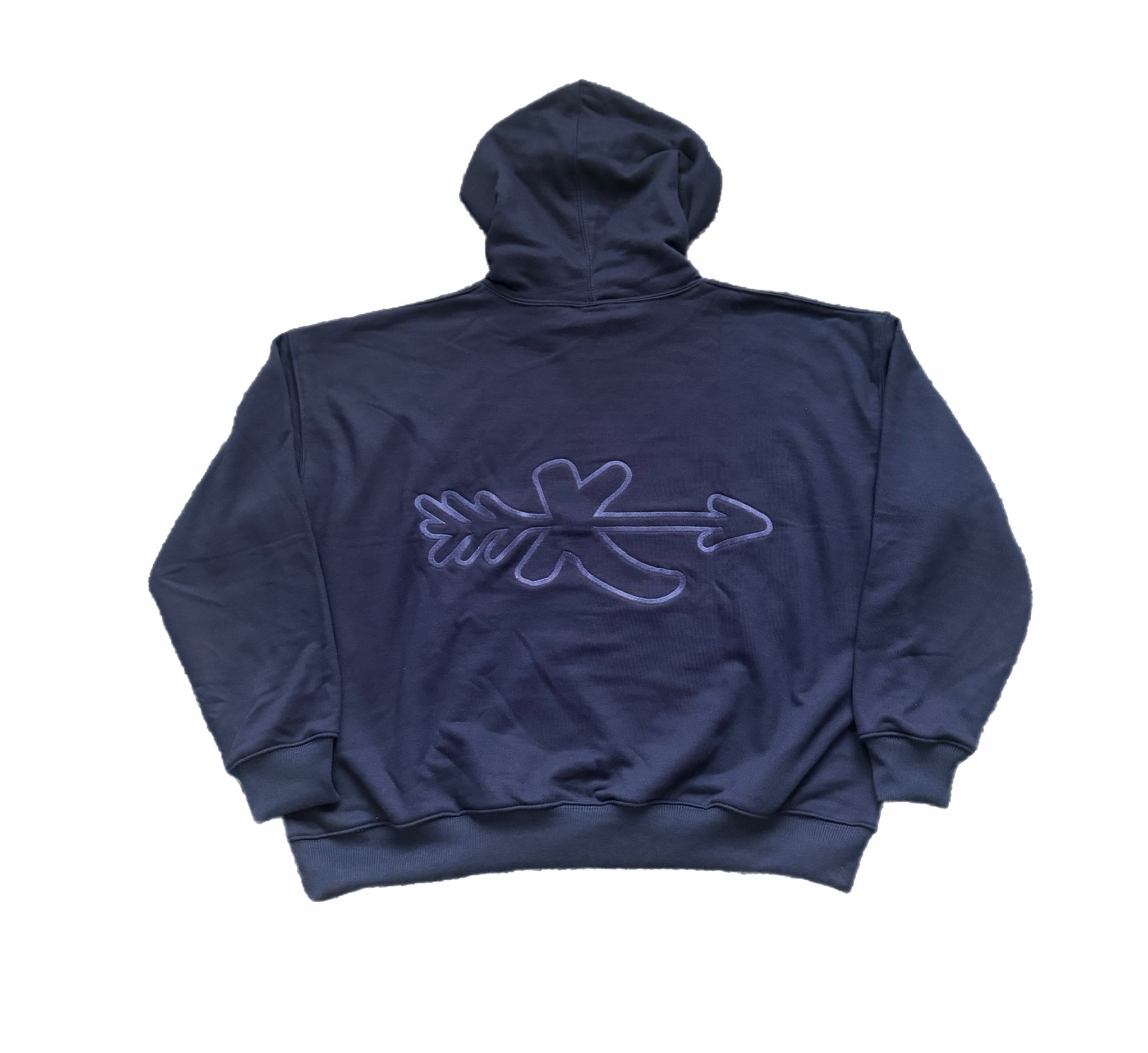 Ba5ics Navy Hoodie